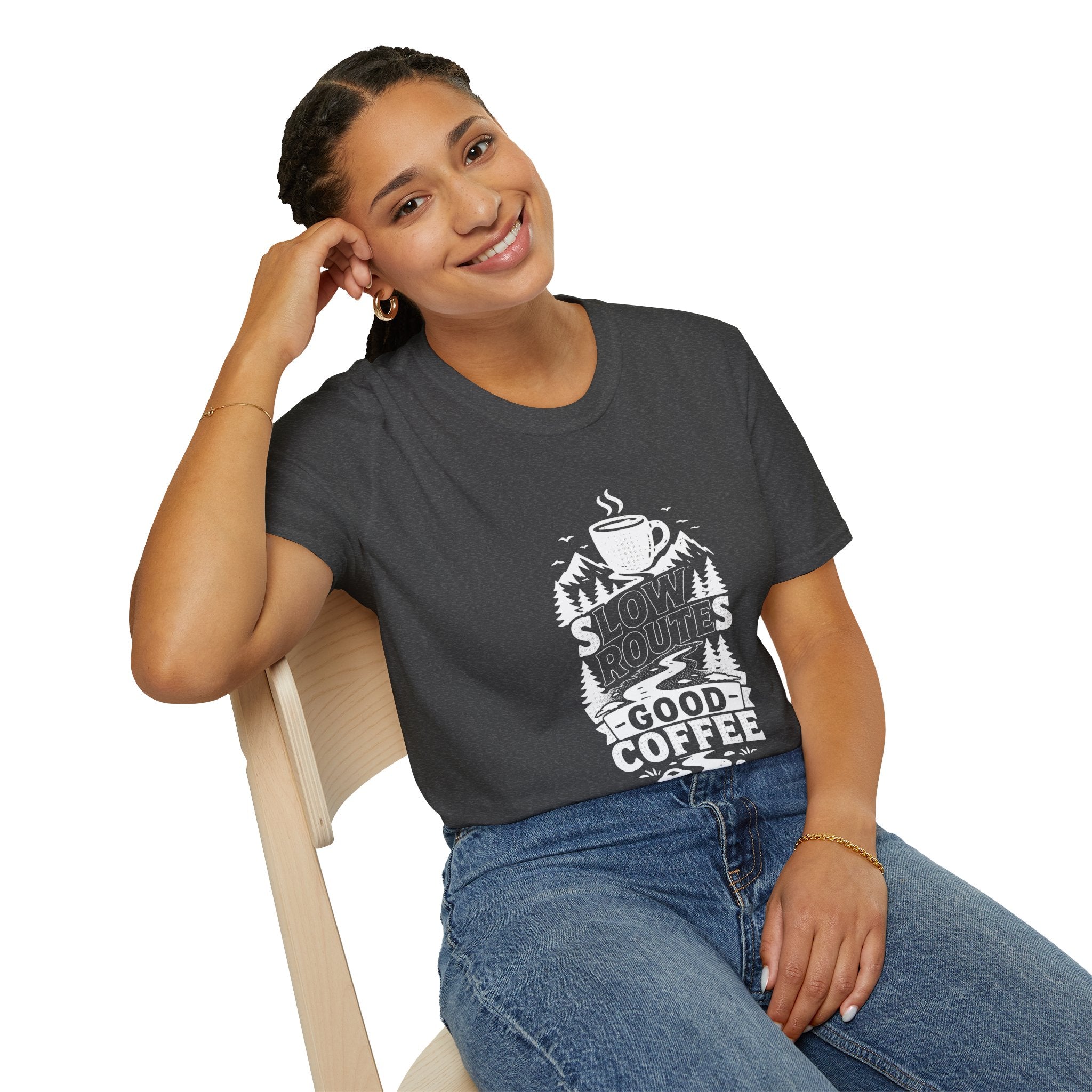 Slow Routes Good Coffee T-Shirt