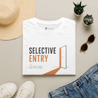 Selective Entry Minimalist Introvert Boundary T-Shirt