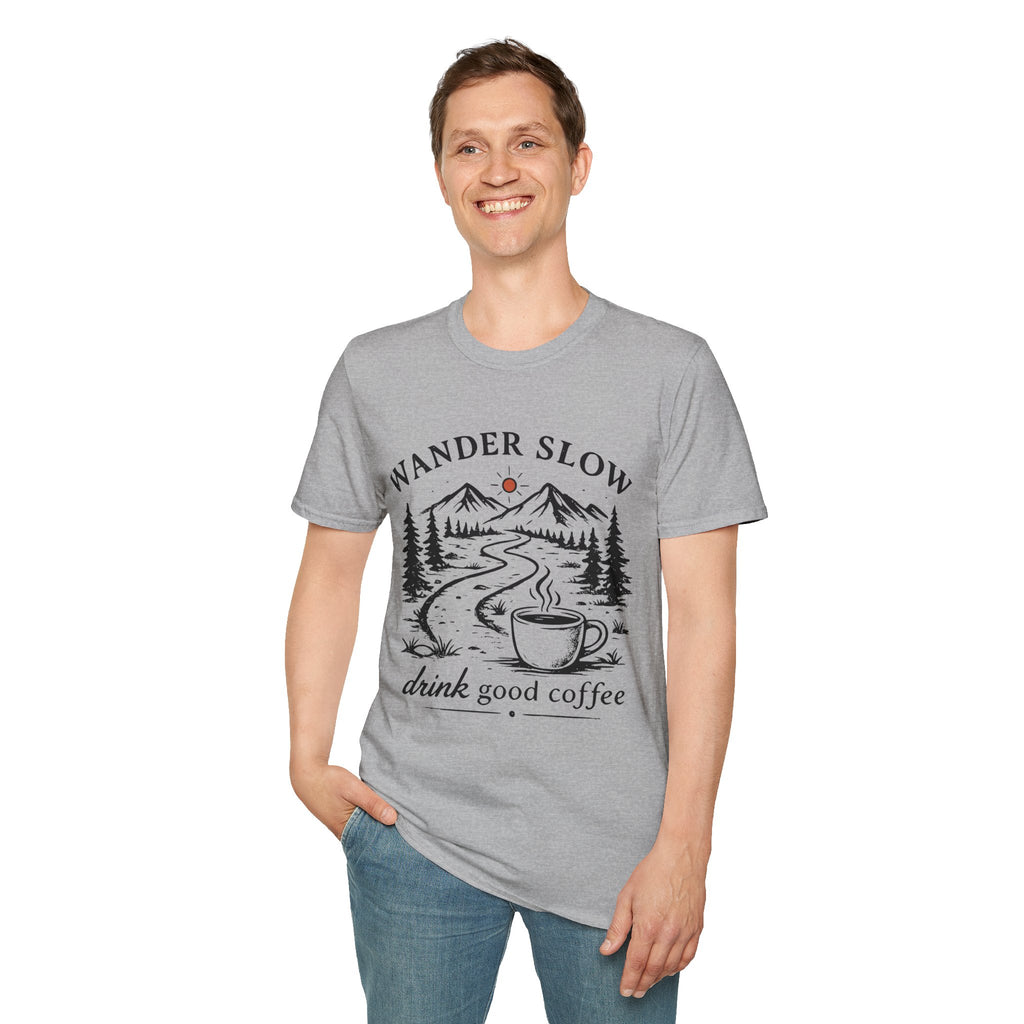 "Wander Slow" Mountain Trail T-Shirt