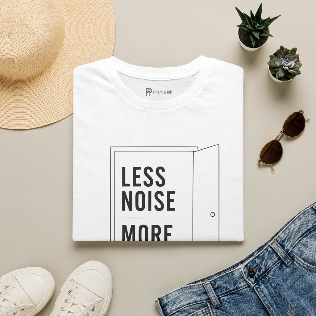 Less Noise More Room Coffee Door T-Shirt