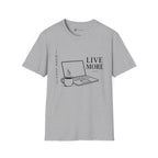 Work Less Live More Laptop T-Shirt