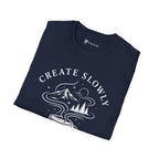 Create Slowly Fueled by Coffee T-Shirt