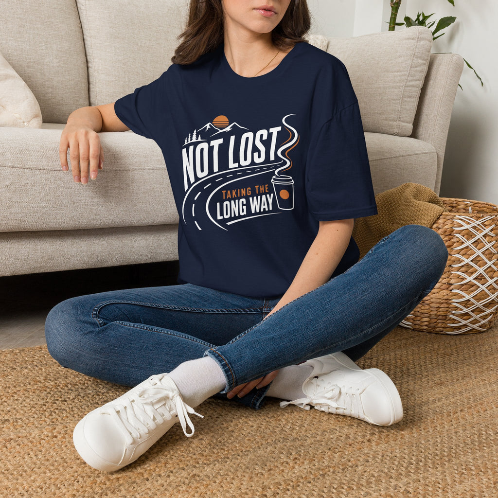 Not Lost Taking The Long Way Coffee T-Shirt