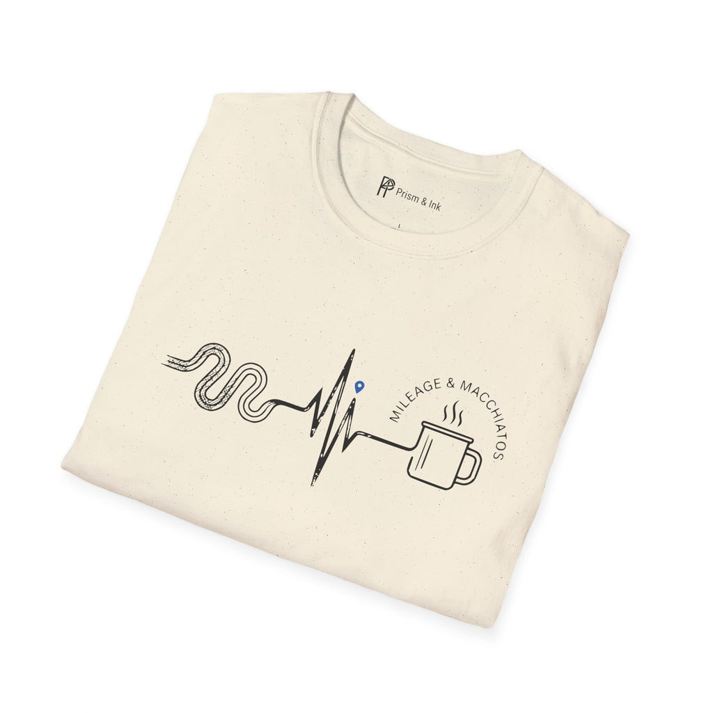 Mileage & Macchiatos Road Trip T-Shirt