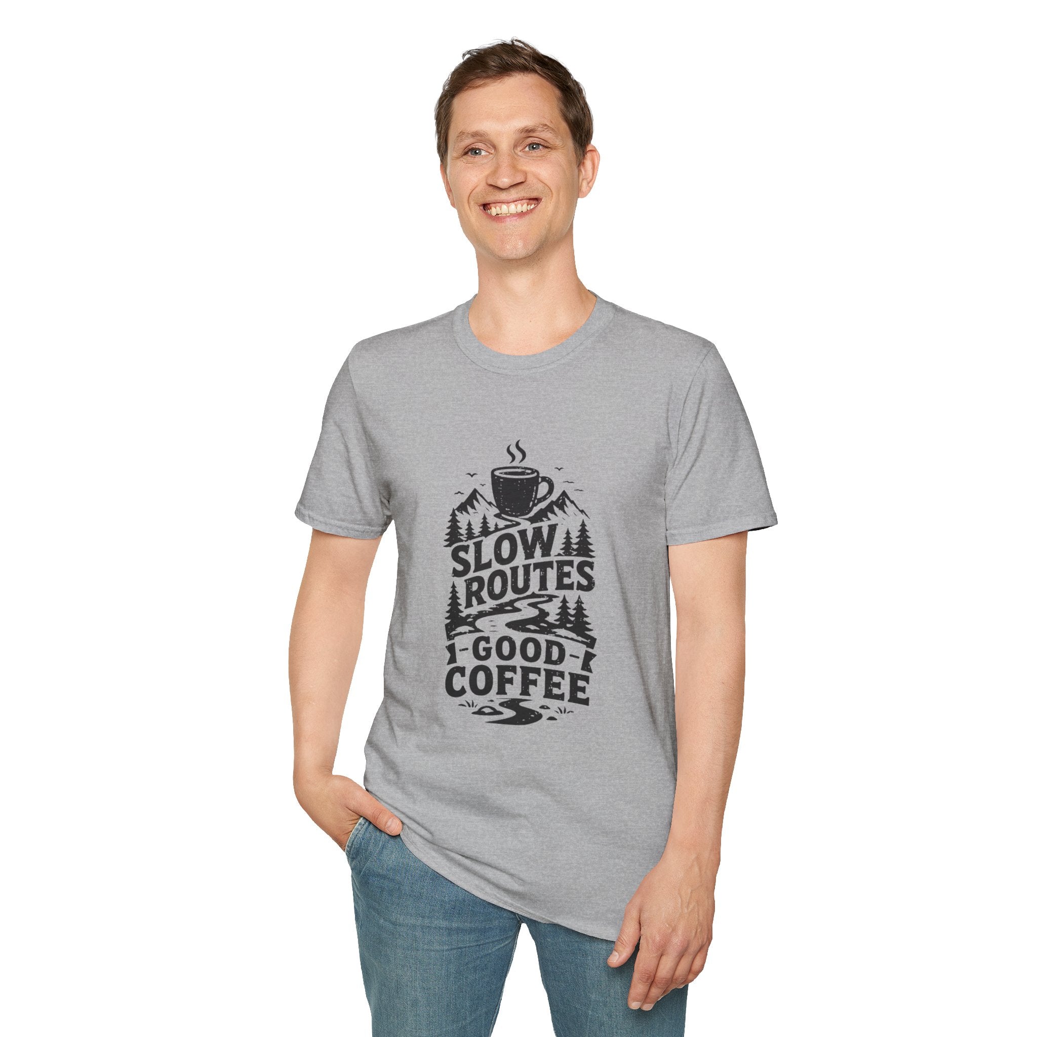Slow Routes Good Coffee T-Shirt