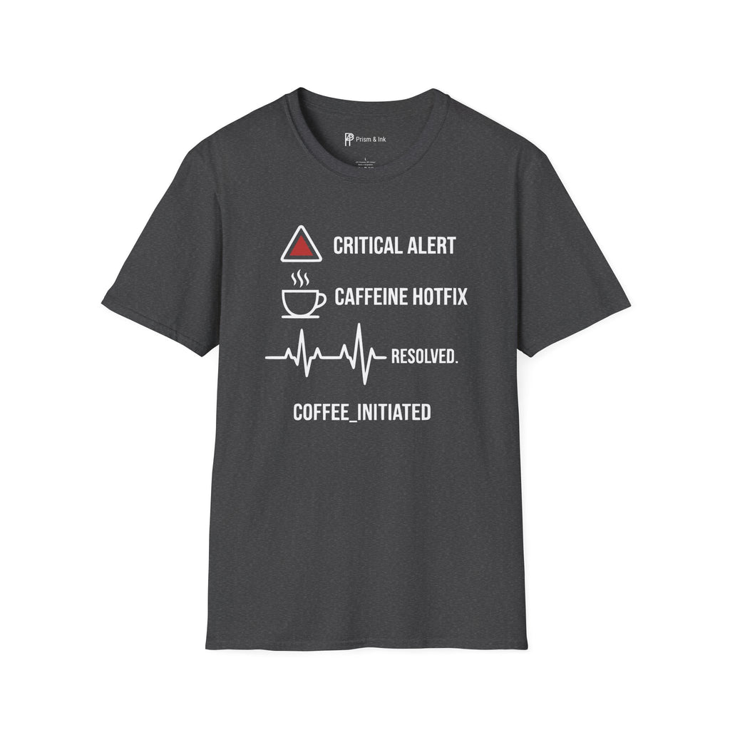 Caffeine Hotfix Programmer T-Shirt