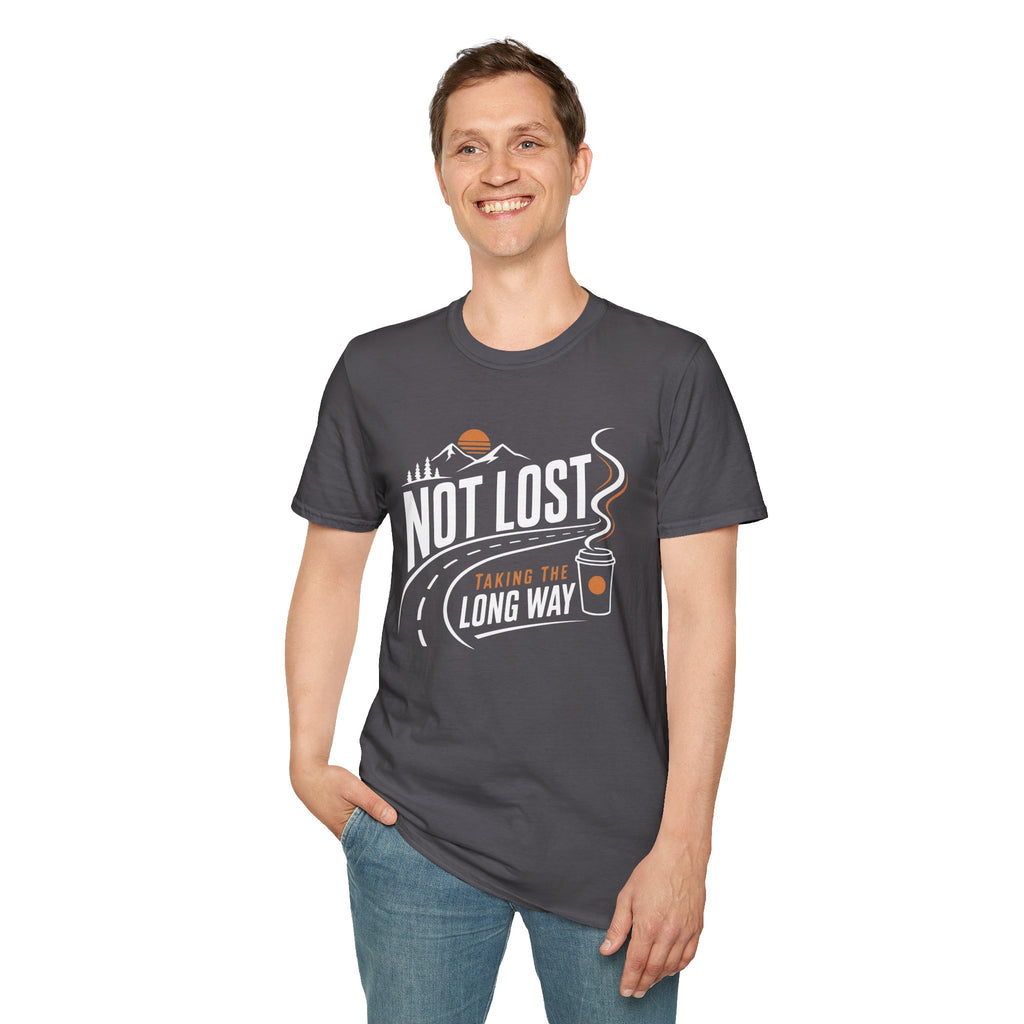 Not Lost Taking The Long Way Coffee T-Shirt