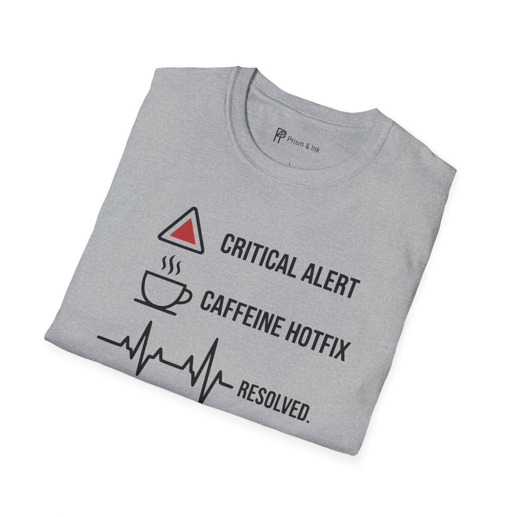 Caffeine Hotfix Programmer T-Shirt