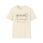 Next Exit Quiet Minimalist Road Trip T-Shirt