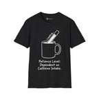 Caffeine Intake T-Shirt — Loading Progress Bar and Mug Graph