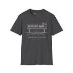 Next Exit Quiet Minimalist Road Trip T-Shirt
