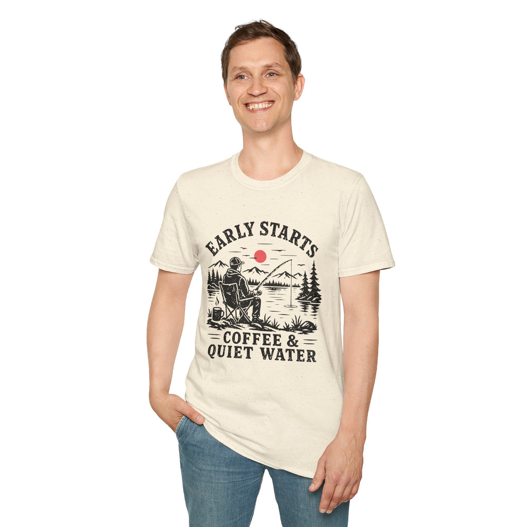Early Starts Coffee & Quiet Water T-Shirt