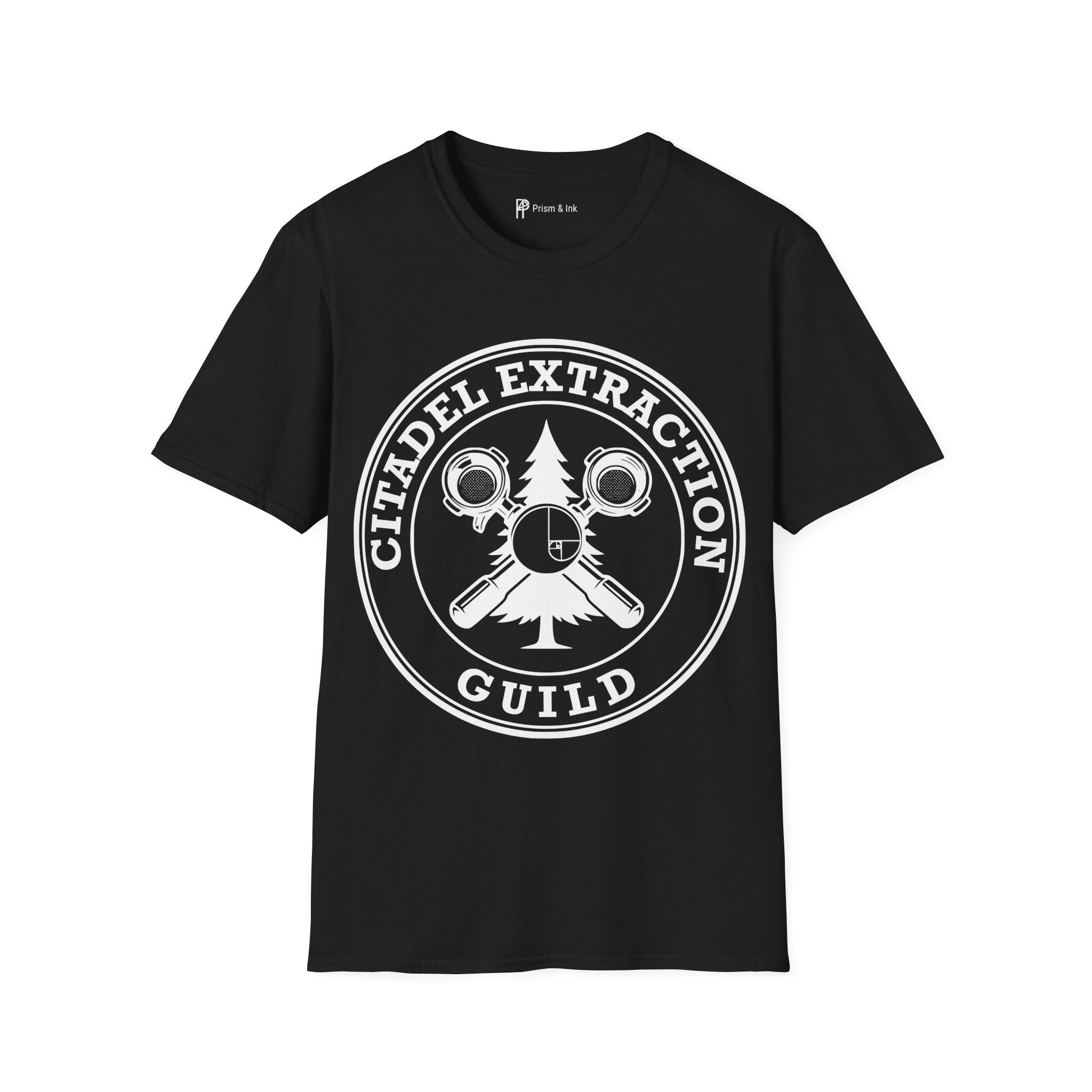 Citadel Extraction Guild T-Shirt — Professional Barista Badge & Golden Ratio