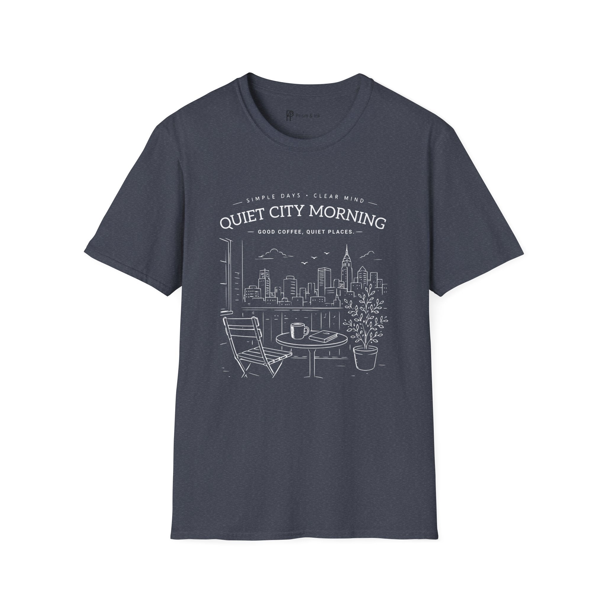 Quiet City Morning Coffee T-Shirt