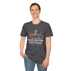 Miles Before Meetings Runner Coffee T-Shirt