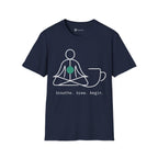 Zen Master T-Shirt — Minimalist Meditation & Coffee Alignment Art