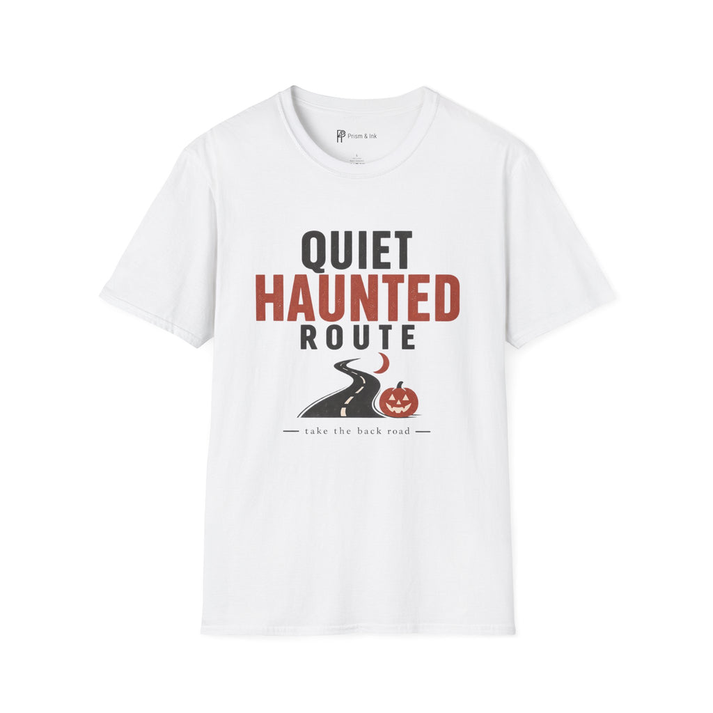 Quiet Haunted Route Halloween T-Shirt
