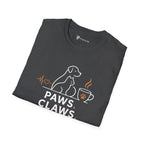 Paws Claws Coffee Pet Lover T-Shirt
