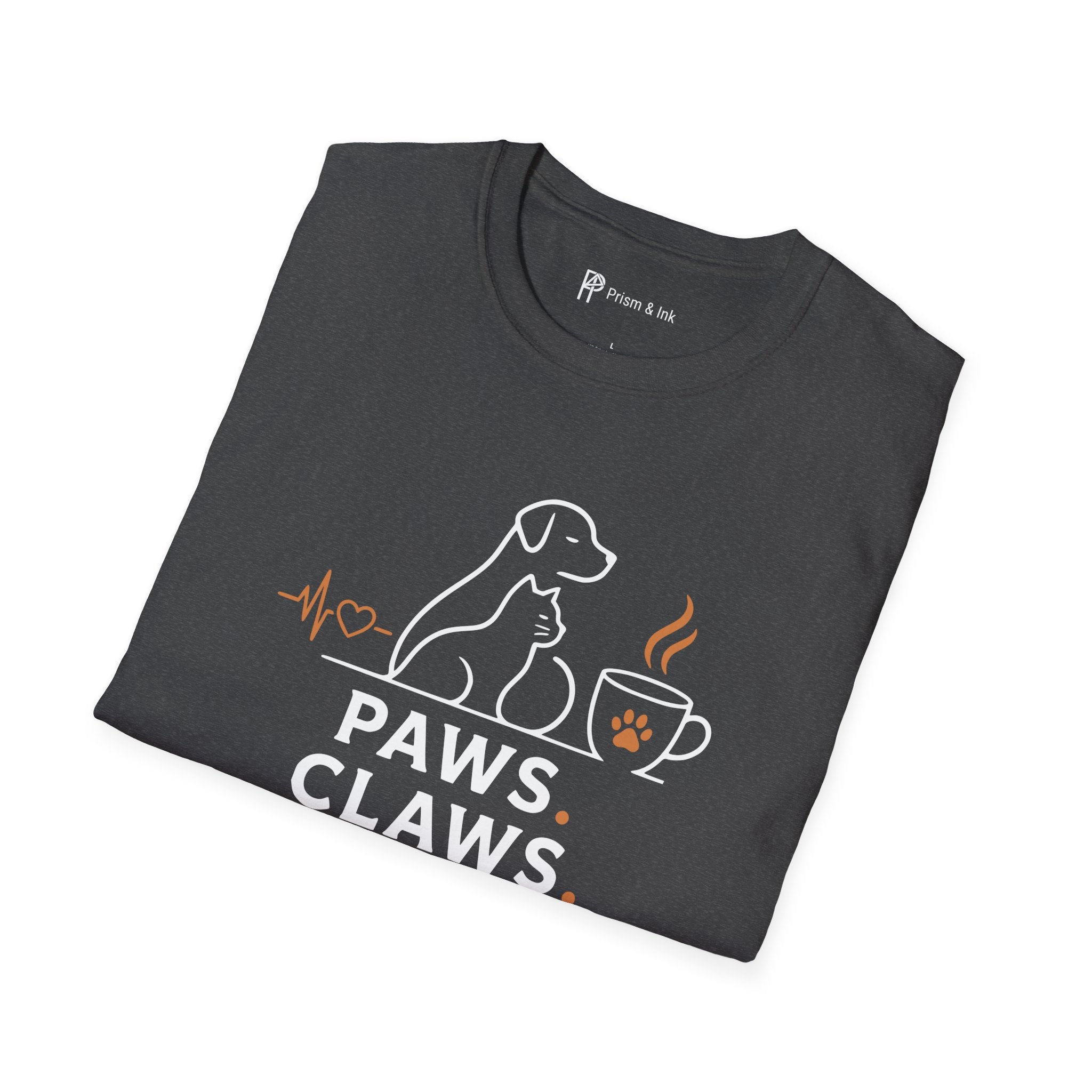 Paws Claws Coffee Pet Lover T-Shirt