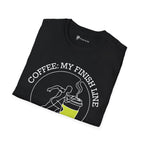 Coffee My Finish Line Running T-Shirt