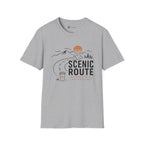 Scenic Route No Small Talk Coffee Roadtrip T-Shirt