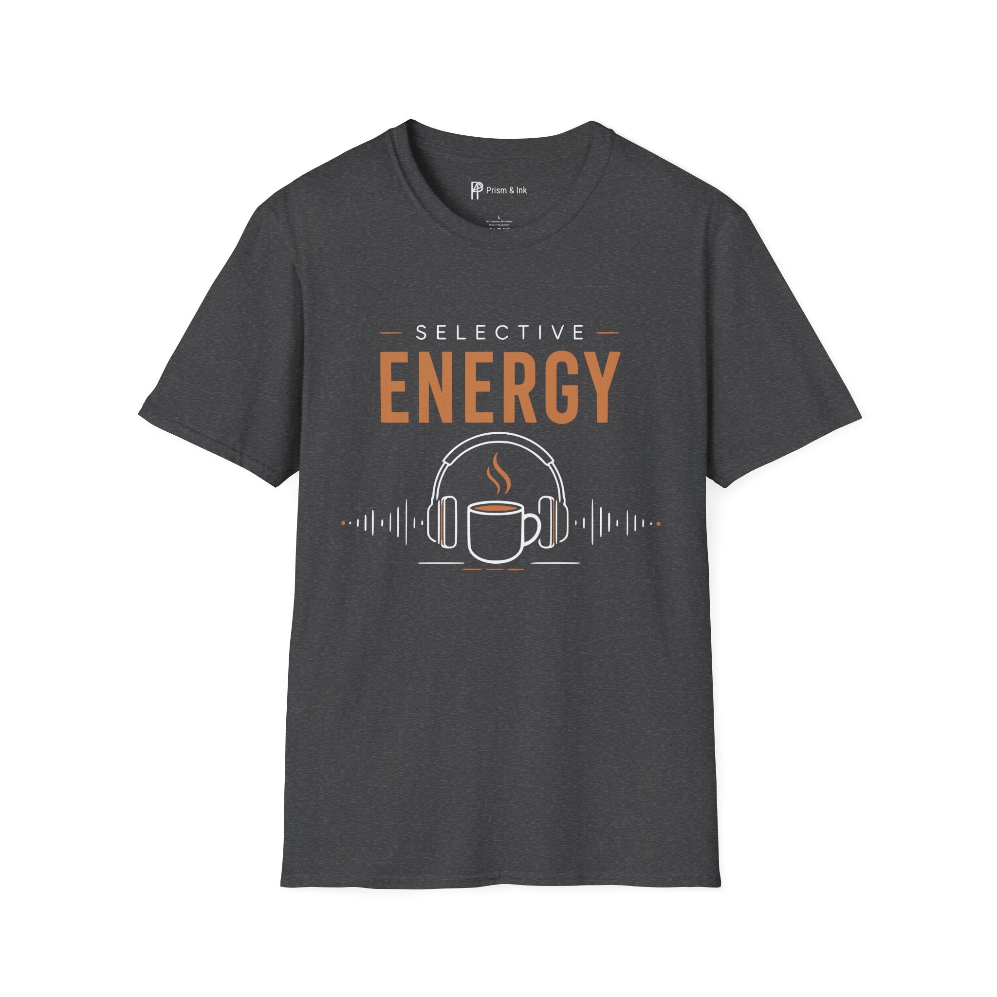 Selective Energy Coffee Headphones T-Shirt