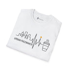 Urban Pacemaker City Skyline Heartbeat Coffee T-Shirt
