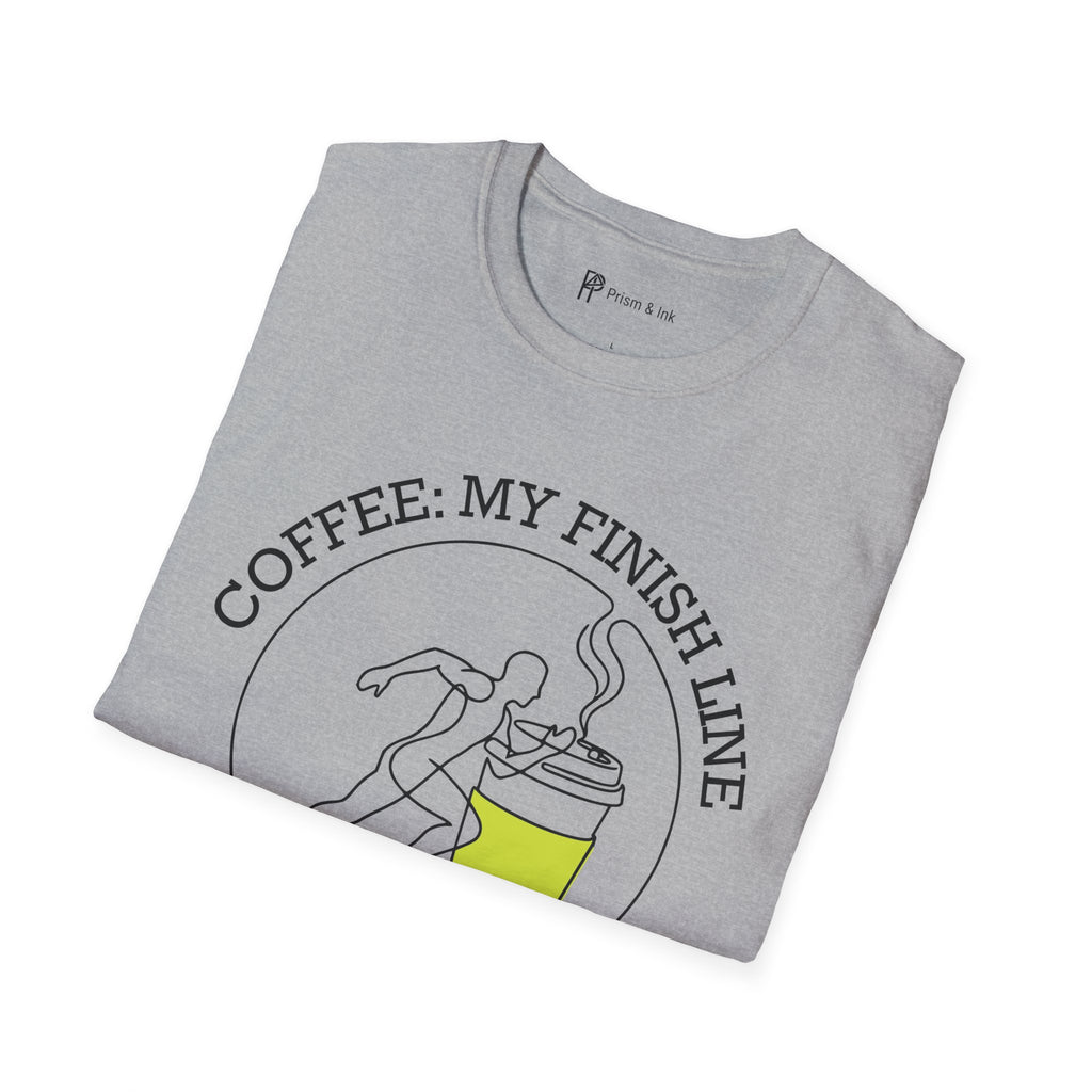 Coffee My Finish Line Running T-Shirt
