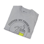 Coffee My Finish Line Running T-Shirt