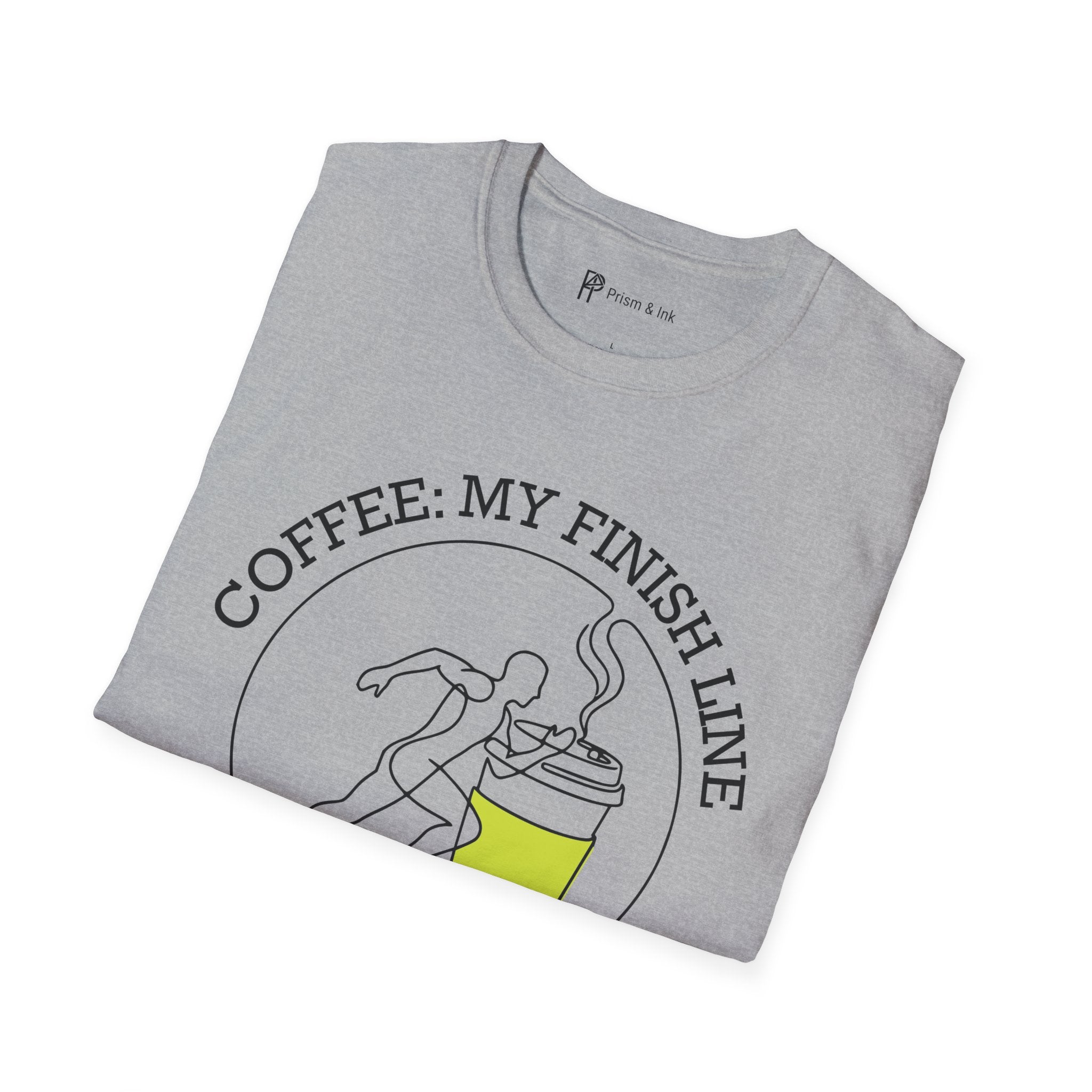 Coffee My Finish Line Running T-Shirt