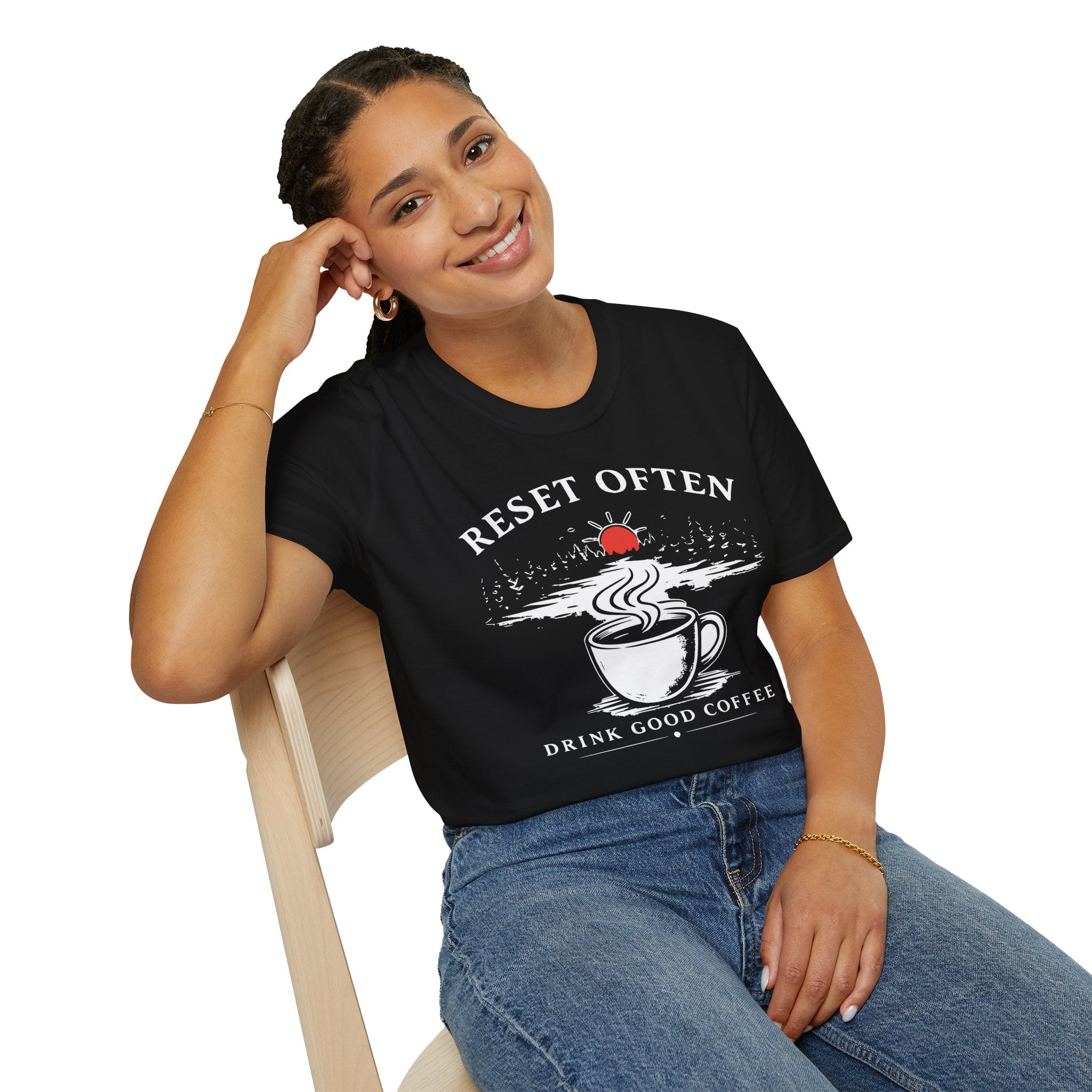 Reset Often Coffee T-Shirt