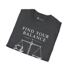 Find Your Balance Start With Coffee T-Shirt