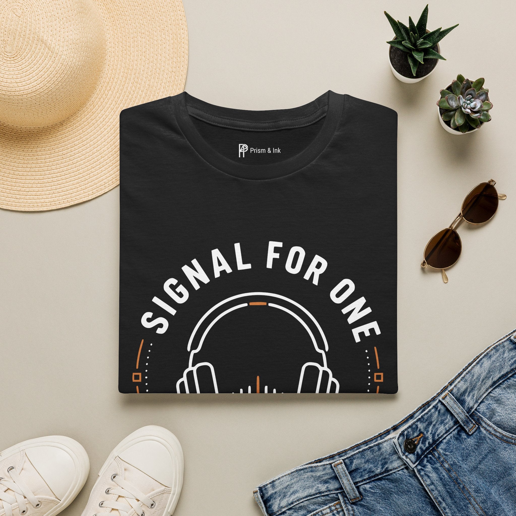 Signal For One Introvert Headphones T-Shirt