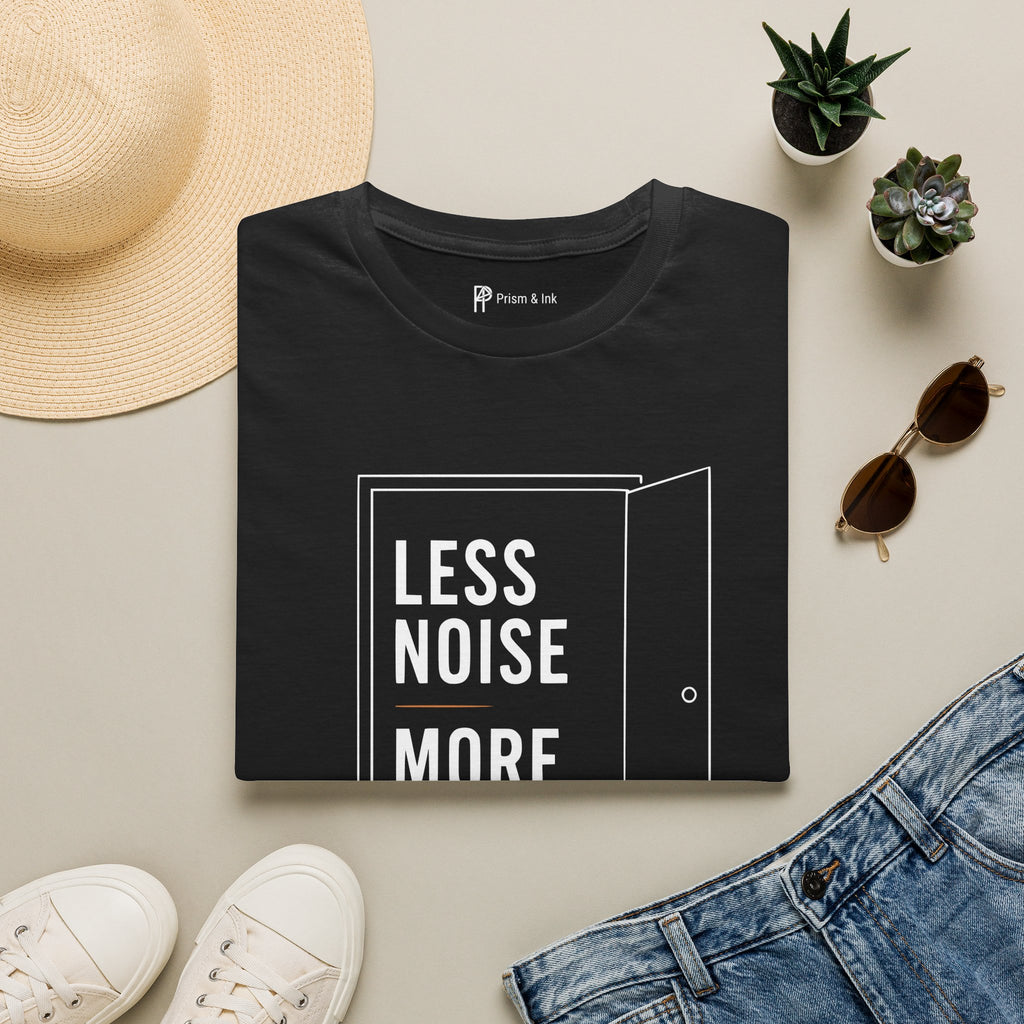 Less Noise More Room Coffee Door T-Shirt