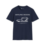 Offline Hours Coffee On T-Shirt