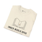 Inner World Open Minimalist Book Lover T-Shirt