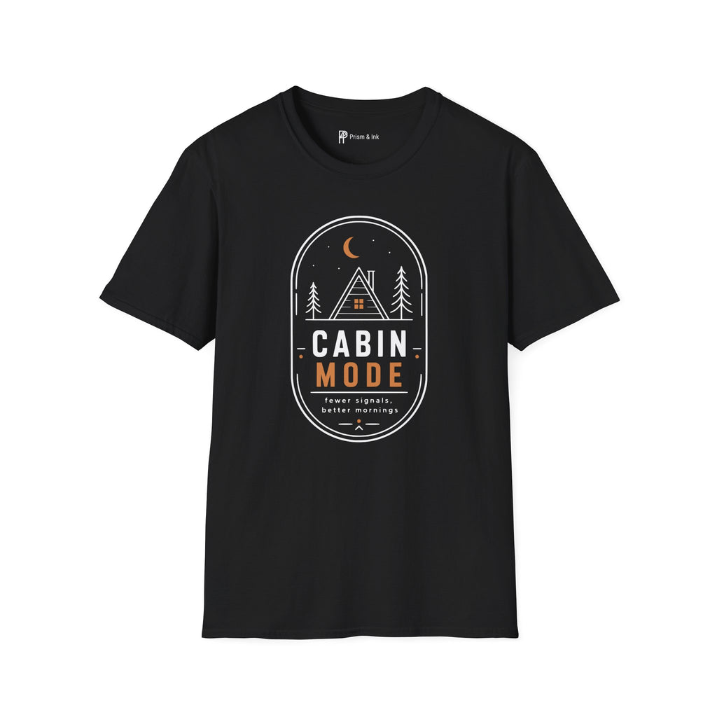 Cabin Mode Minimalist Slow Living Outdoor T-Shirt