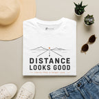 Distance Looks Good Minimalist Road Trip T-Shirt