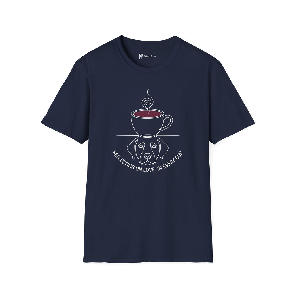 Reflecting on Love Dog Coffee T-Shirt