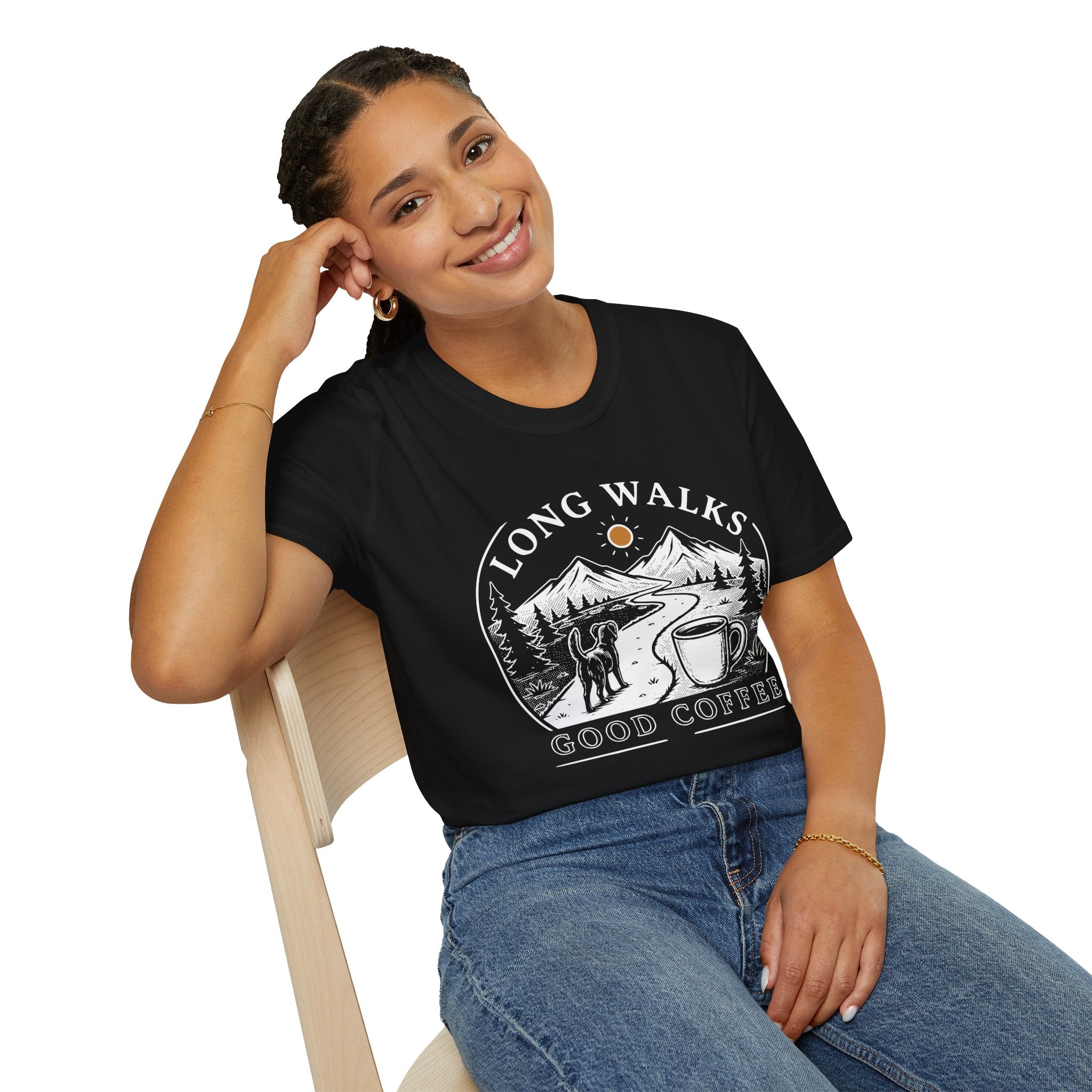 Long Walks & Good Coffee T-Shirt