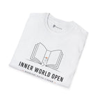 Inner World Open Minimalist Book Lover T-Shirt