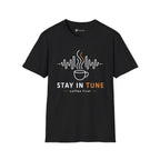 Stay In Tune Frequency Wave Coffee T-Shirt