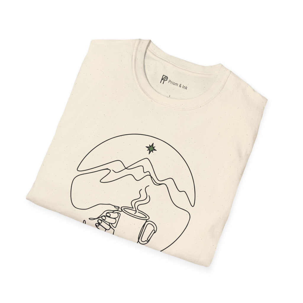 Mountain Calling Minimalist Camping Mug T-Shirt
