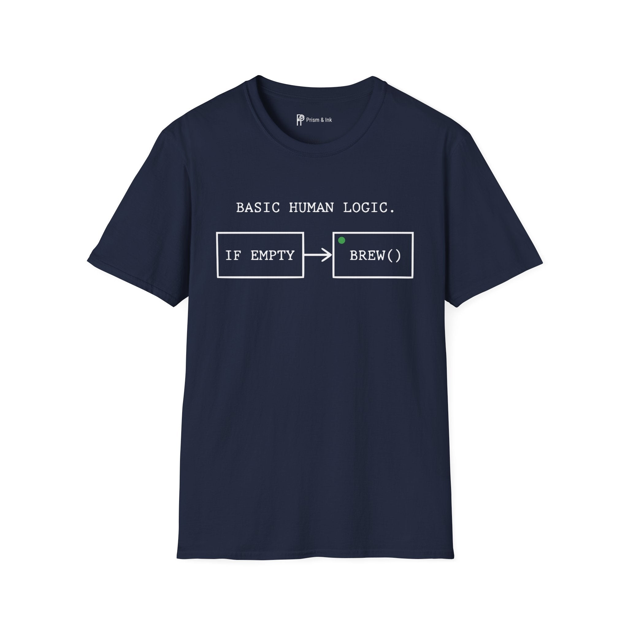 Basic Human Logic Programmer Coffee T-Shirt