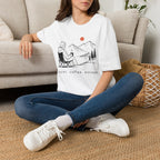 Quiet Coffee Escape Mountain Camping T-Shirt