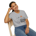 Scenic Route No Small Talk Coffee Roadtrip T-Shirt