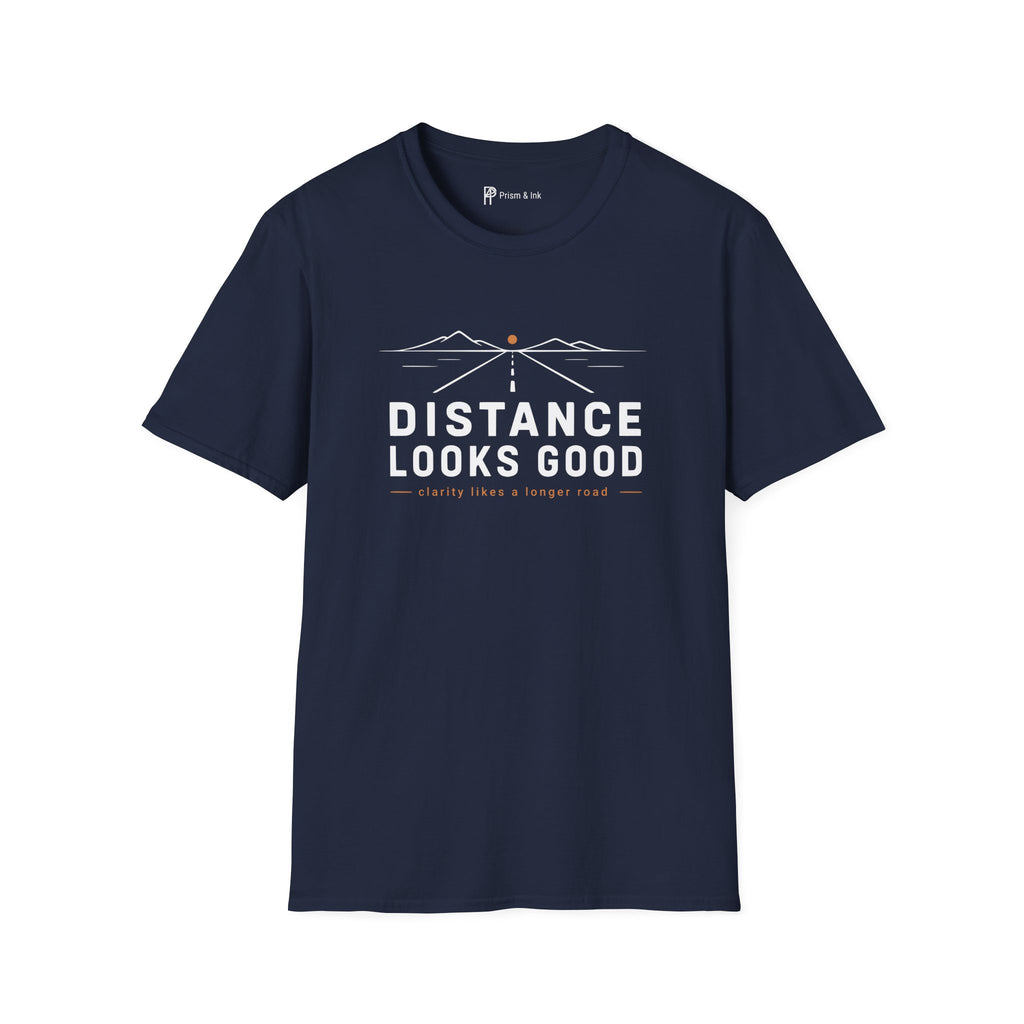 Distance Looks Good Minimalist Road Trip T-Shirt