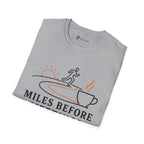 Miles Before Meetings Runner Coffee T-Shirt
