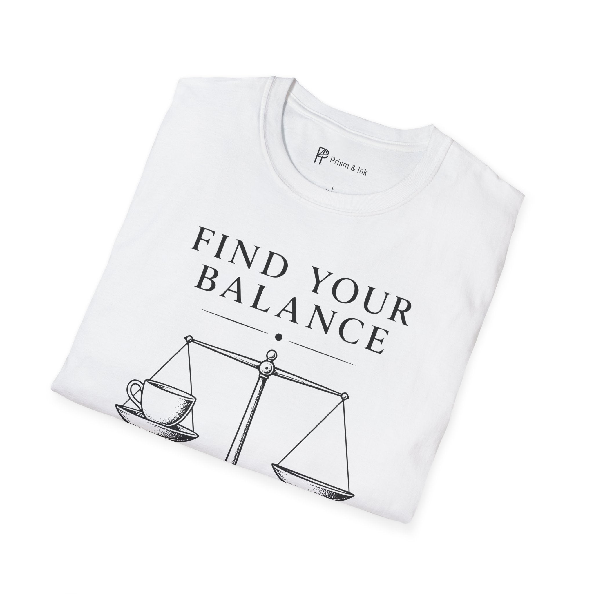 Find Your Balance Start With Coffee T-Shirt
