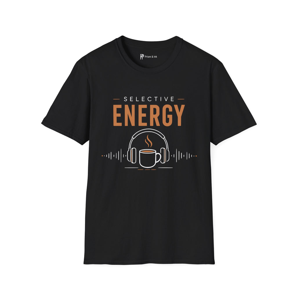 Selective Energy Coffee Headphones T-Shirt